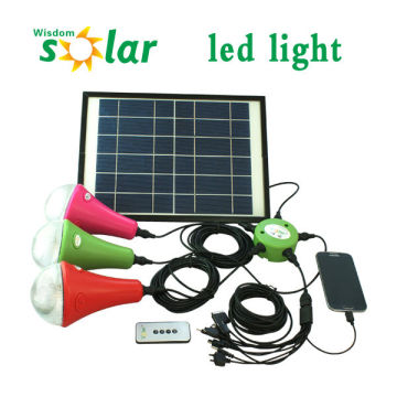 2015 tragbare CE 9W led Licht Solarstrom Set mit mobiles Ladegerät solar Licht (JR-SL988-Serie)